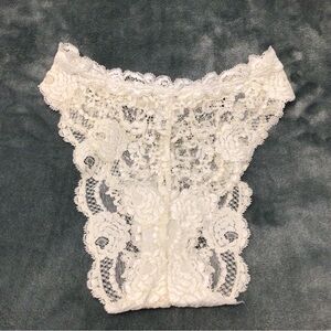 La Perla White Lace Panties NWOT
